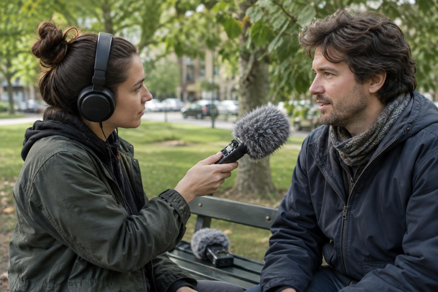 Recording Speech Outdoors: Managing Wind, Traffic, and Microphone Protection