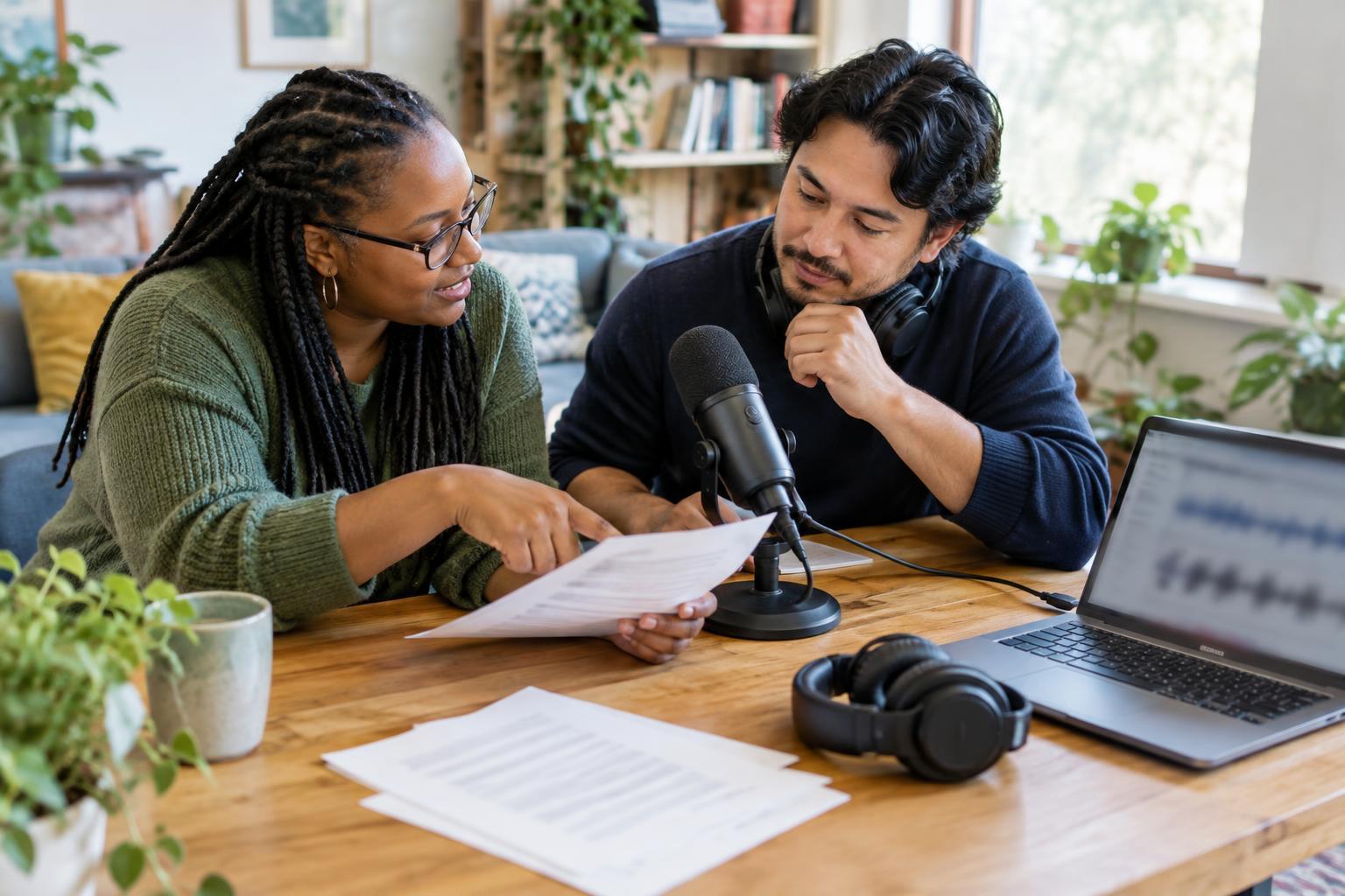 Making Community Audio Accessible with Transcripts and Clear Descriptions